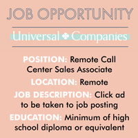 Job Opportunity: Universal Companies